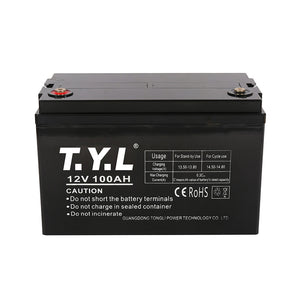 6FM100 Solar Storage Power System Deep Cycle Gel Battery 12v 100ah  Lead Acid Storage Battery